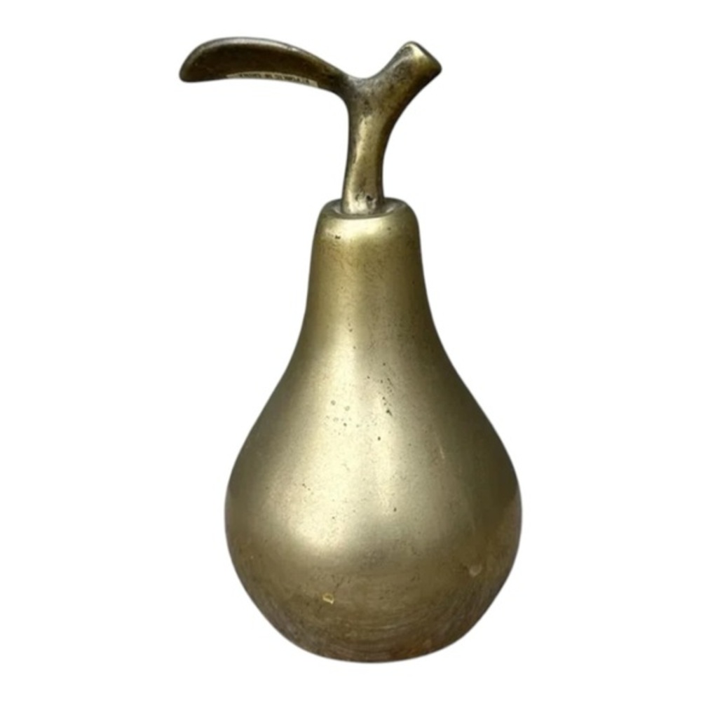 Vintage Brass Pear Bell‎